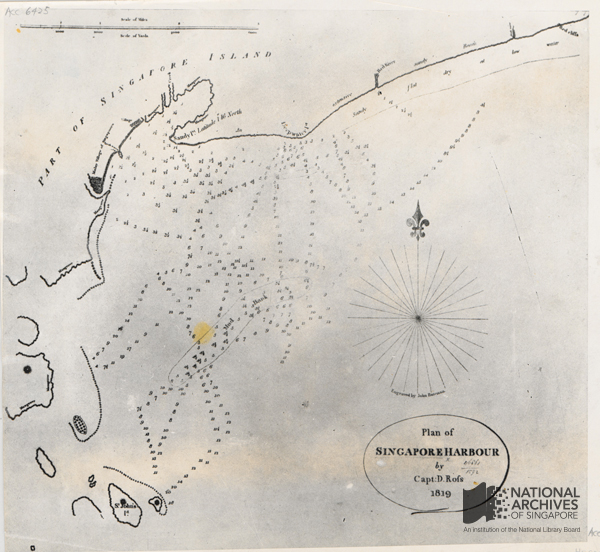 Plan of Singapore Harbour